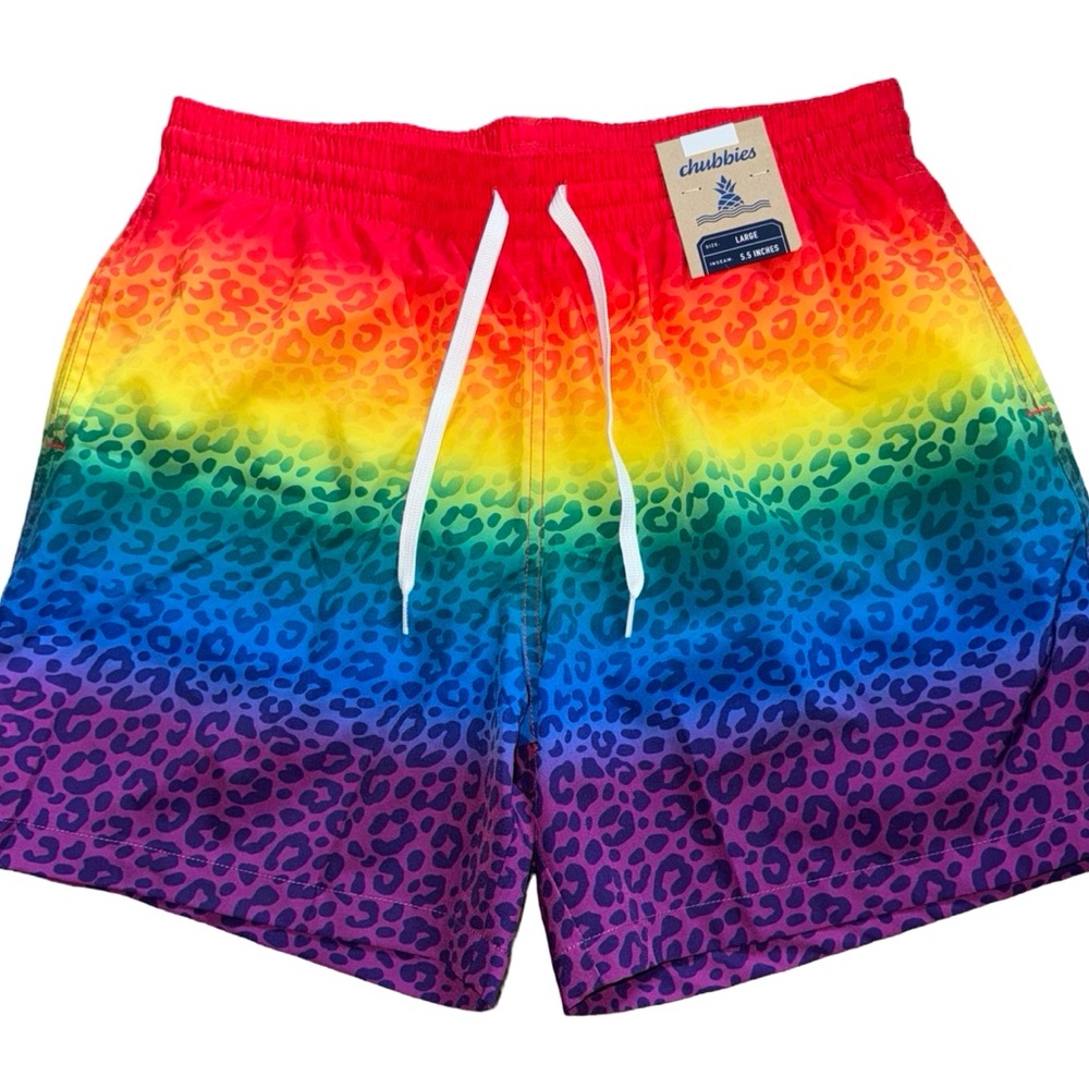 Chubbies men’s swim trunks 5.5” The Record Holders Size large